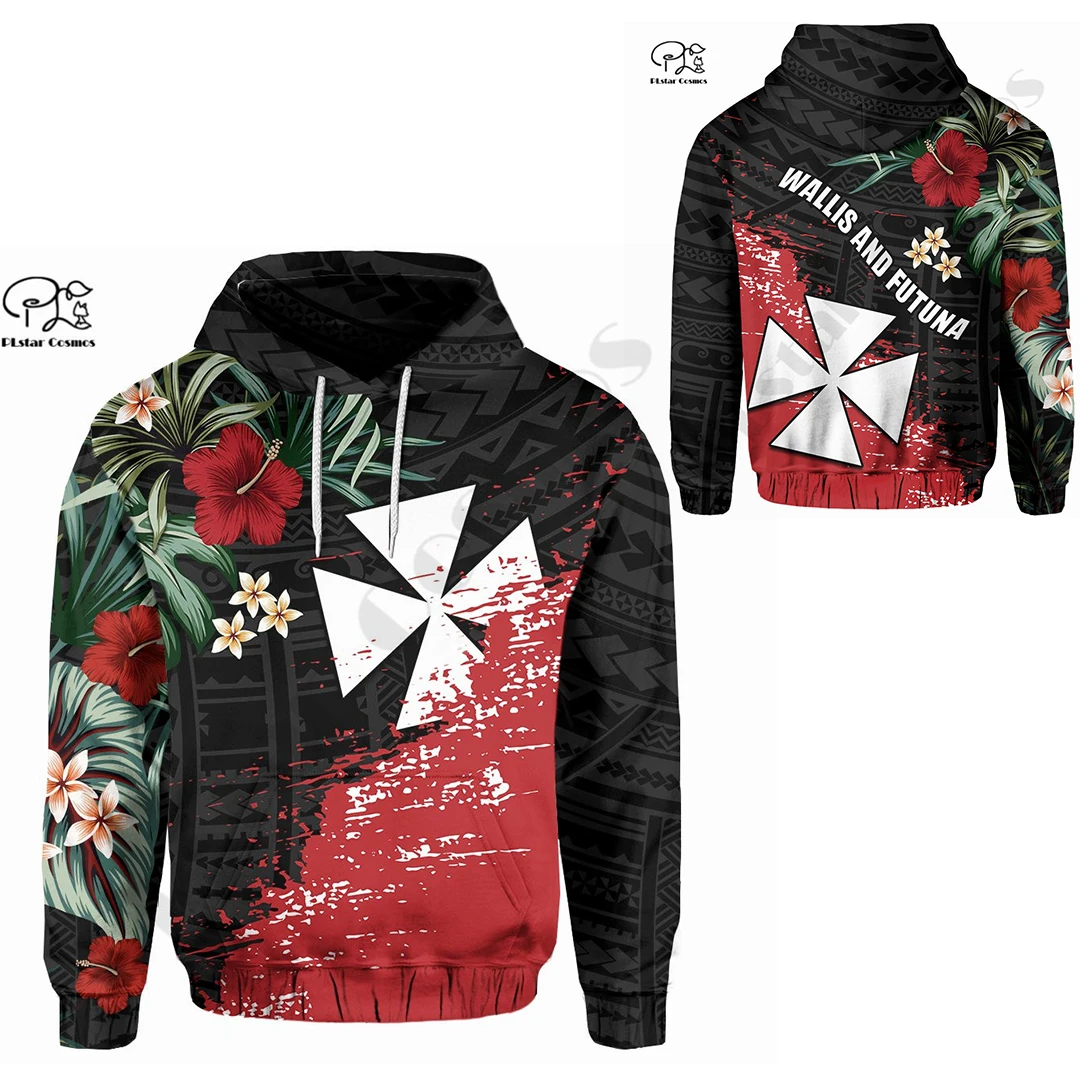 Новинка уличная одежда PLstar Cosmos 3Dprint Wallis Et Futuna полинезийская Harajuku забавные