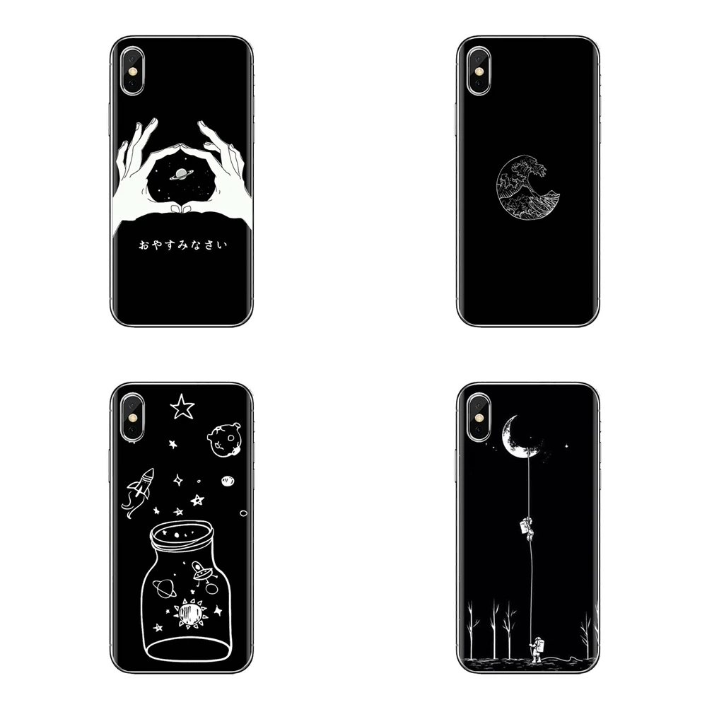 Для LG Spirit Motorola Moto X4 E4 E5 G5 G5S G6 Z Z2 Z3 G2 G3 C Play Plus прозрачный мини-ТПУ чехлы черные белые