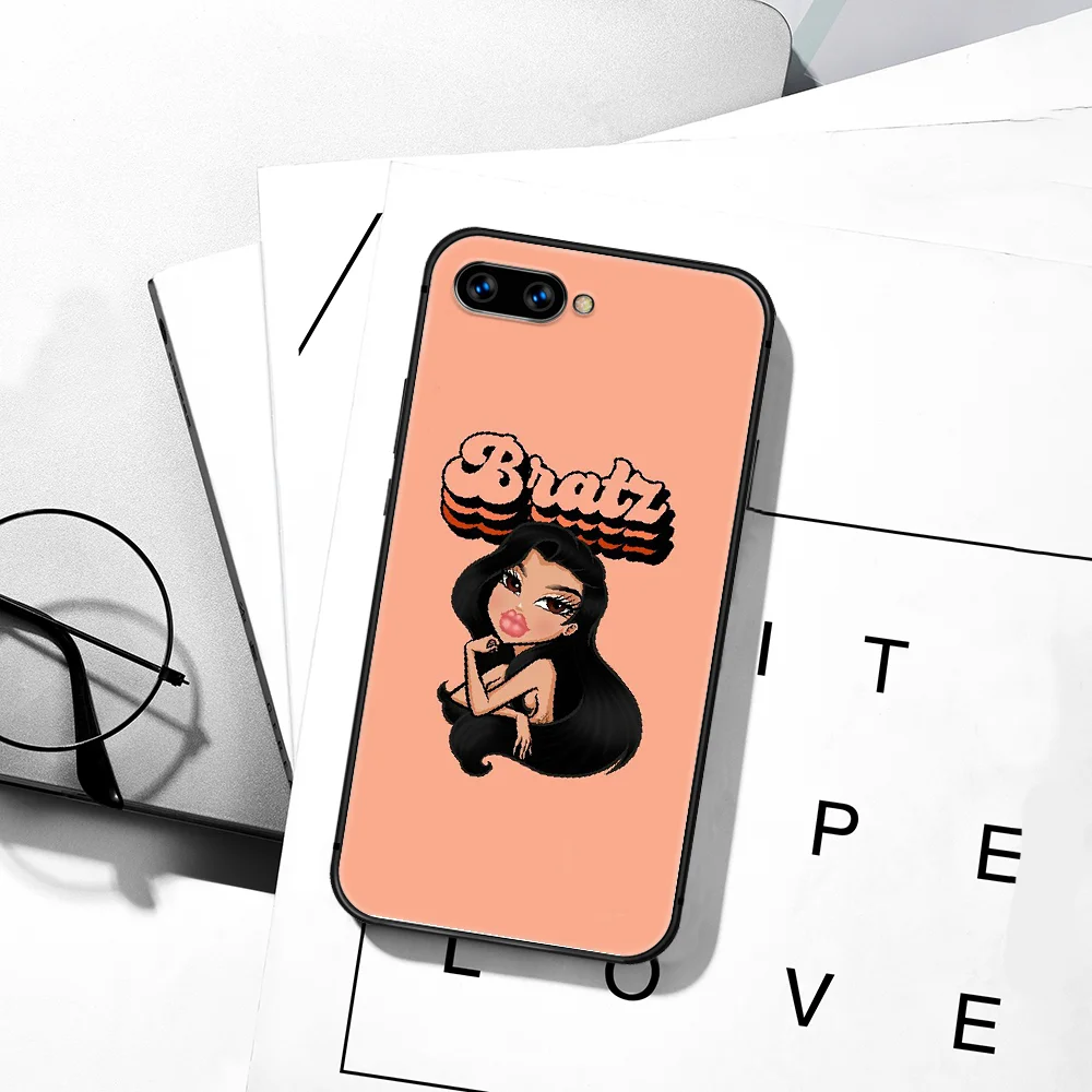 

Fashion Brand Doll Bratsy Phone Case For HUAWEI Honor 6A 7A 8 8A 8S 8x 9 9x 9A 9C 10 10i 20 Lite Pro black Bumper Soft Etui Tpu