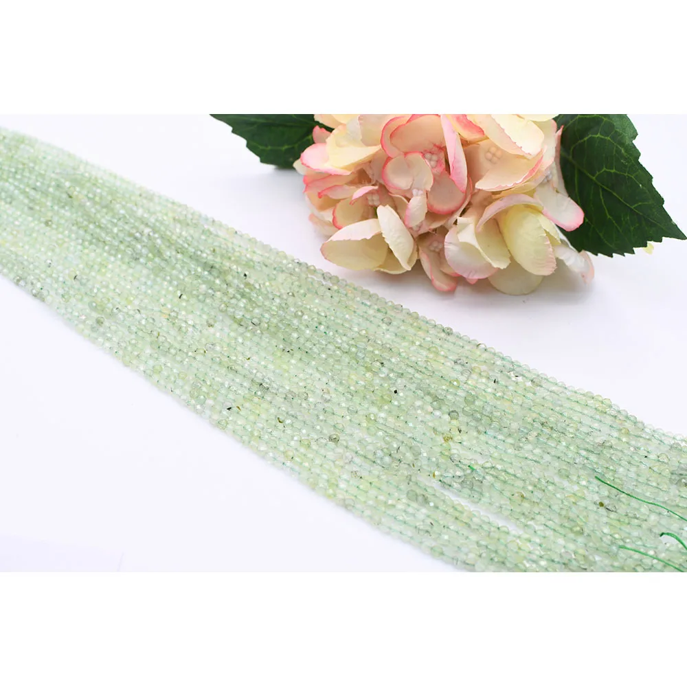 

2-3mm Natural Faceted Graptolite Round stone beads For DIY Bracelet Necklace Jewelry Making Strand 15"