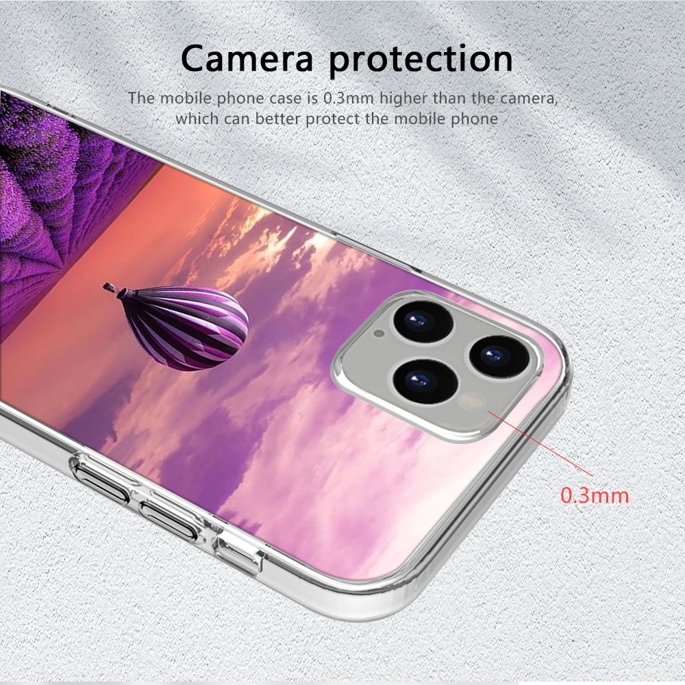 

Hot Air Balloon Funda Case for IPhone 12 Pro Case for IPhone 12 11 Pro XR XS Max Mini 7 X 8 6 6S Plus 5S SE 2020 Silicone Coque