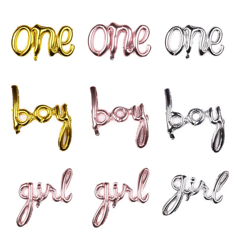 Большой один ребенок мальчик девочка скрипт шар из фольги детский душ 1 день