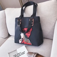 nylon wallets bags for women luxury 2021 designer girls female shopper cartoon sequins large capacity travel purses and handbags
