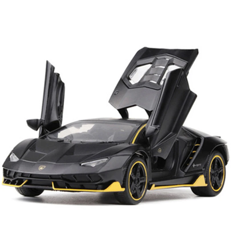 

Модель автомобиля из сплава 1:32 Lamborghini PL700, модель суперавтомобиля со звуком и светом, инерционная Игрушечная модель автомобиля с хвостом, мо...