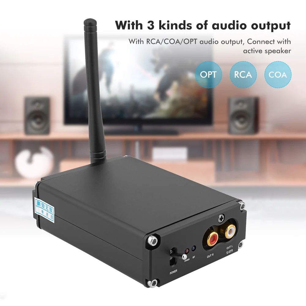 Декодер AIYIMA ES9038Q2M коаксиальный оптоволоконный DAC CSR8675 приемник APTX с Bluetooth 5 0
