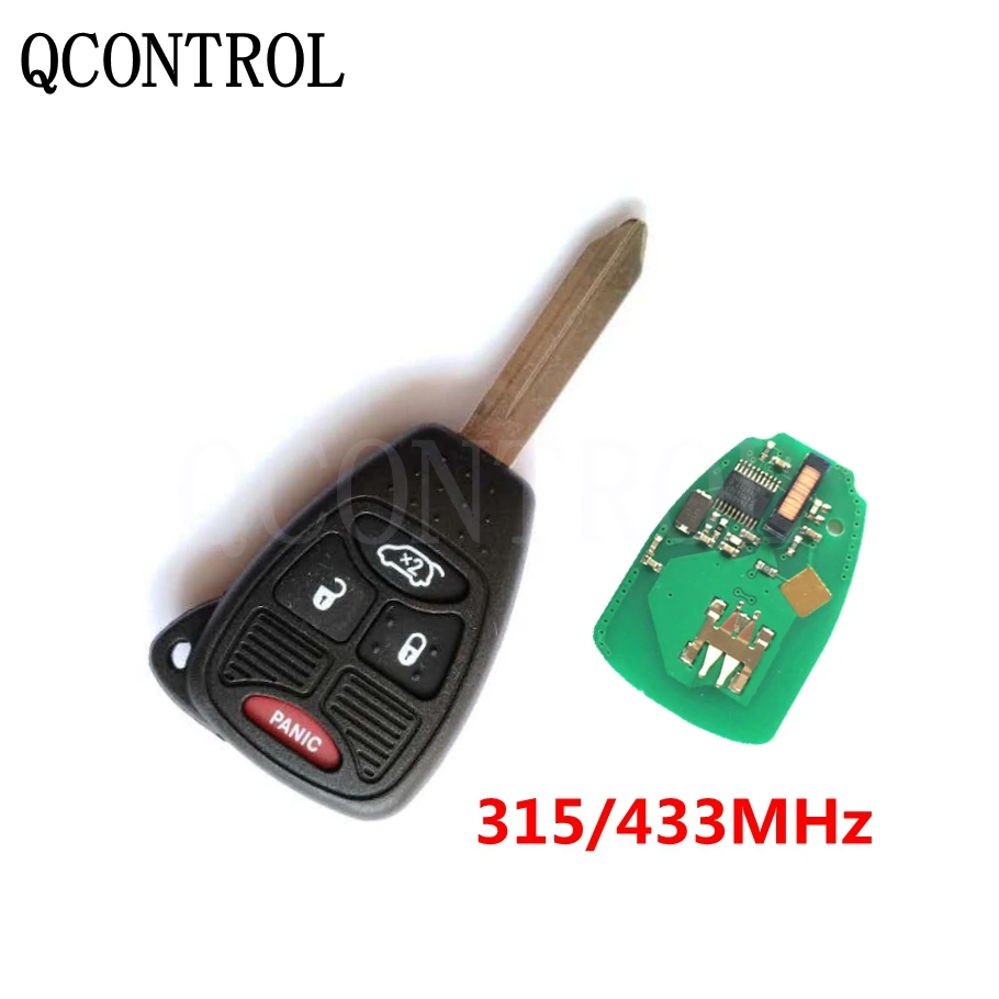 QCONTROL дистанционный флип ключ для JEEP Commander Патриот компас Grand Cherokee Liberty Wrangler