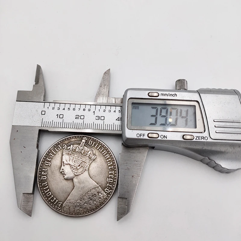 Королева Великобритании Виктория красивая вырезанная памятная монета коллекция