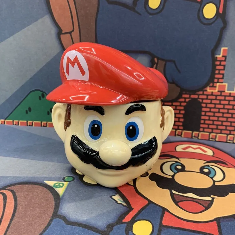 3D Керамическая кофейная кружка Super Mario для канализации чашка молока чая и