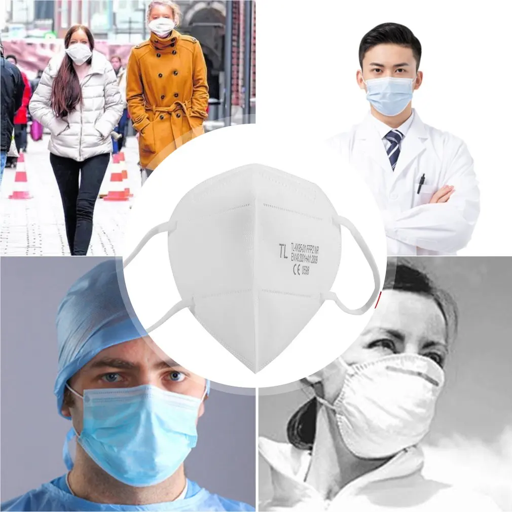 

200PCS FFP2 Mask 5 Layers KN95 Facial Face Mask Mascarillas Reusable Masque Face Protective FPP2 Mascarillas Filter Respirator