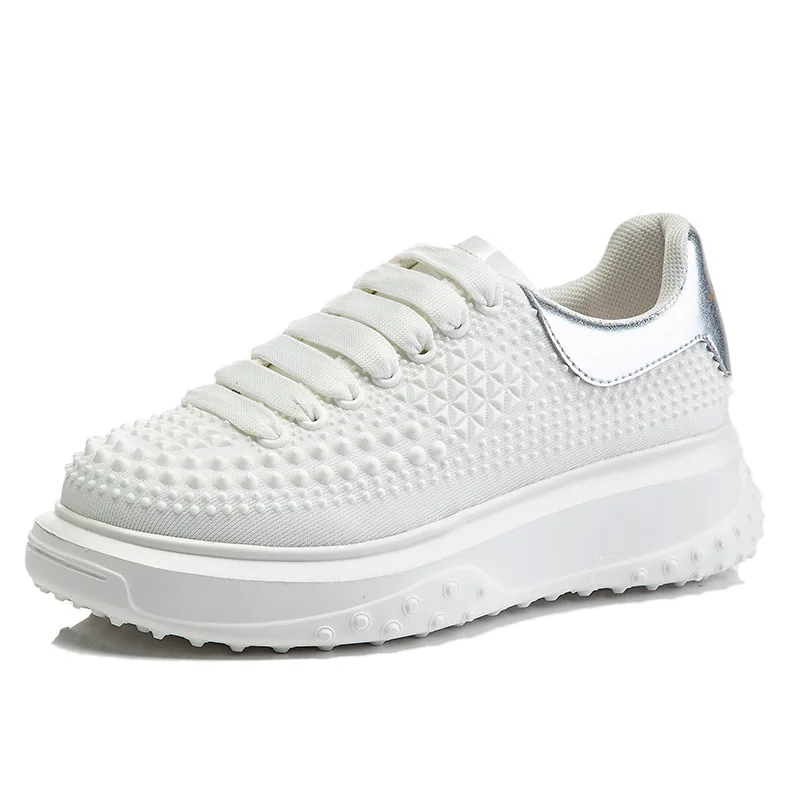 

Genuine Leather Women's Shoes 2021 New Breathable Fashion Sports Casual Shoes Shallow Mouth Low Cut Flat Shoes Women YY-82