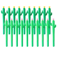 36pcs creative kawaii cactus pens wedding cute gel pen ballpoint rollerball funny school aesthetic stationery store stationary