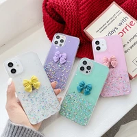 candy color bowknot phone case for samsung galaxy a7 a6 a8 plus a9 2018 j2 j4 j5 j6 j7 prime a2 core silicone soft tpu cover