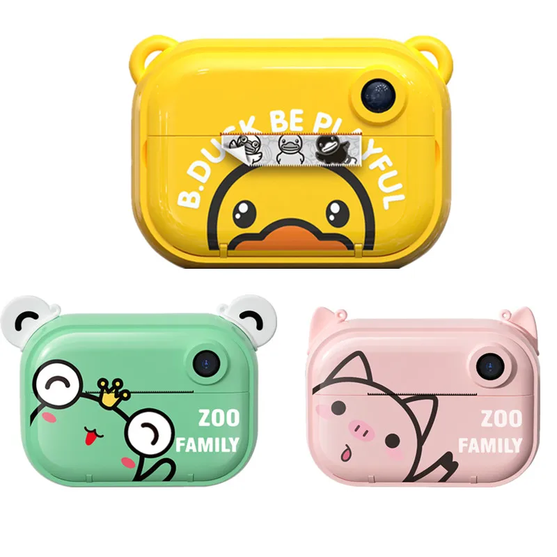 Детская камера Мгновенной Печати HD термокамера принтер с бесплатным подарком