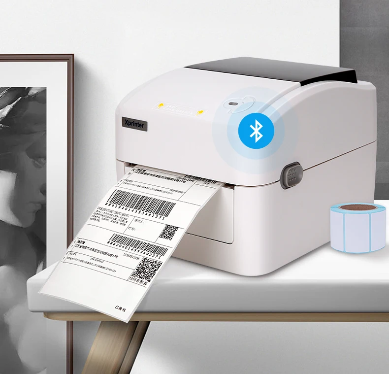 

Принтер для печати этикеток шириной 20-108 мм, термопринтер для печати этикеток, адрес доставки, принтер ePacket может печатать QR-код