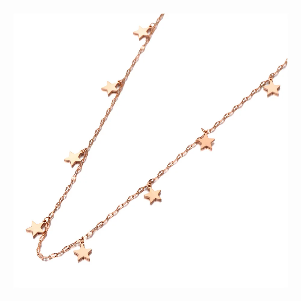 Ожерелье-чокер Lokaer N20124 женское из титановой нержавеющей стали колье с подвеской