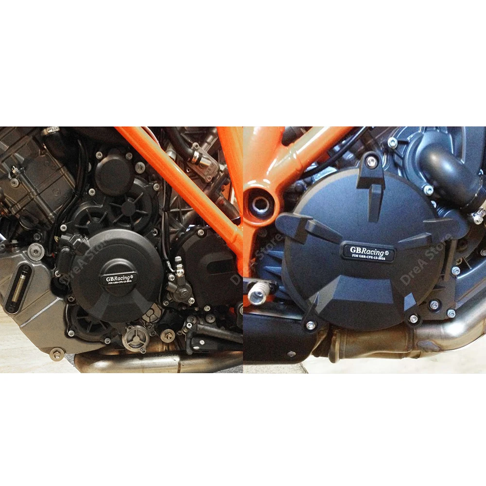 Крышка двигателя Защита Чехол для чехол мотоциклы GB гоночный KTM 1290 R super Duke 2014 2015 2016