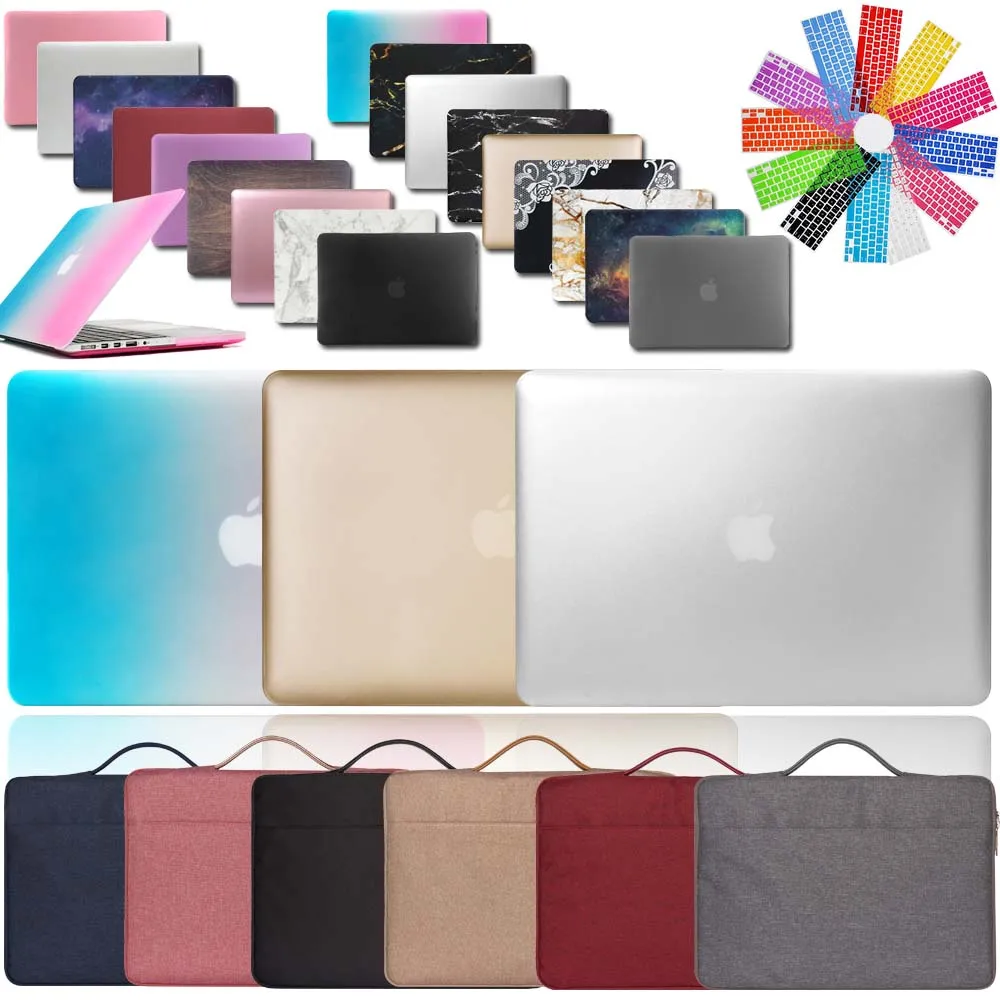 Твердый чехол для Apple MacBook Air Pro Retina 11 12 13 15 13/Pro 15|Сумки и чехлы ноутбуков| |