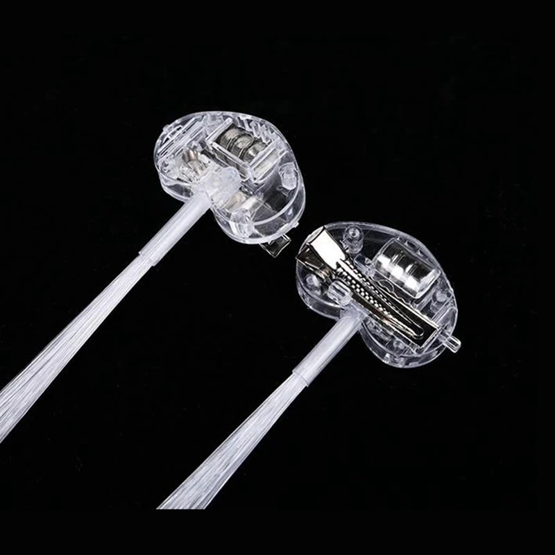 

30 шт., светящиеся рождественские закосветильник для волос со светодиодной подсветкой