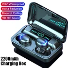 Наушники TWS F9 Mini V5.0, Беспроводная стереогарнитура, спортивные водонепроницаемые наушники bluetooth, наушники с сенсорным управлением и шумоподавлением