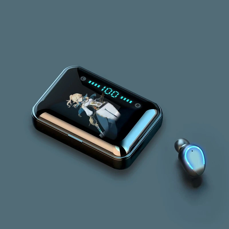 Наушники Genshin Impact Bluetooth ZhongLi Xiao Klee Venti Keqing Barbara Mona Razor для косплея Android беспроводные