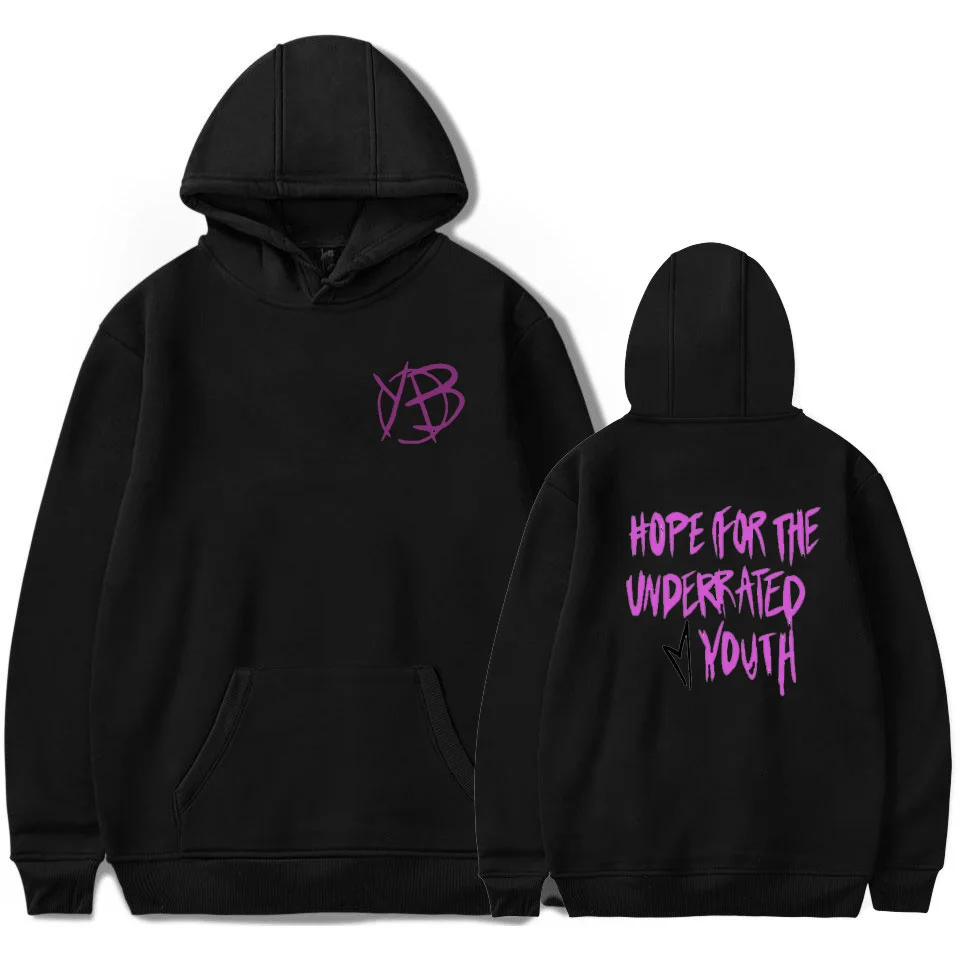 

Новинка, Молодежные Толстовки yungblud с принтом надписи hope для мужчин и женщин, пуловер из полиэстера, спортивный костюм унисекс