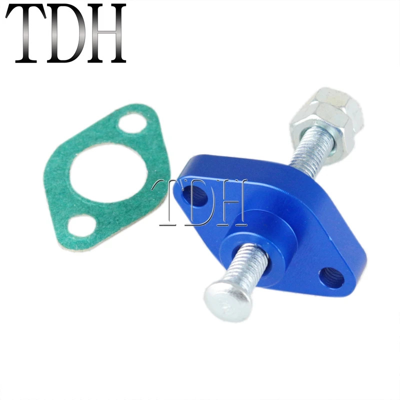 Мотоциклетный синий натяжитель цепи ручной регулятор для Suzuki GSXR GSX XV 400 600 650 750 LT250