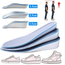 Memory Foam Height Increase Insoles for Women's Shoes Men Sneakers Orthopedic Insoles for Flat Feet Arch Support Lift Shoe Pads