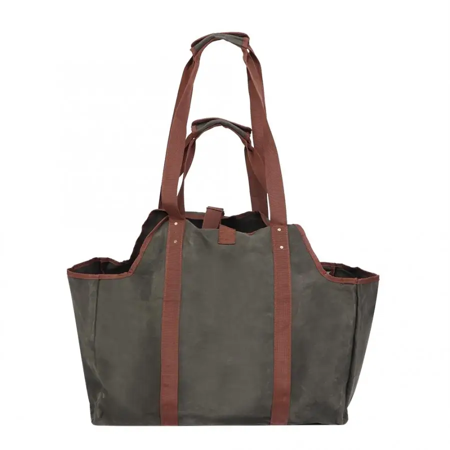 Бытовая прочная сумка для хранения вощеные деревянные сумок переносные большие