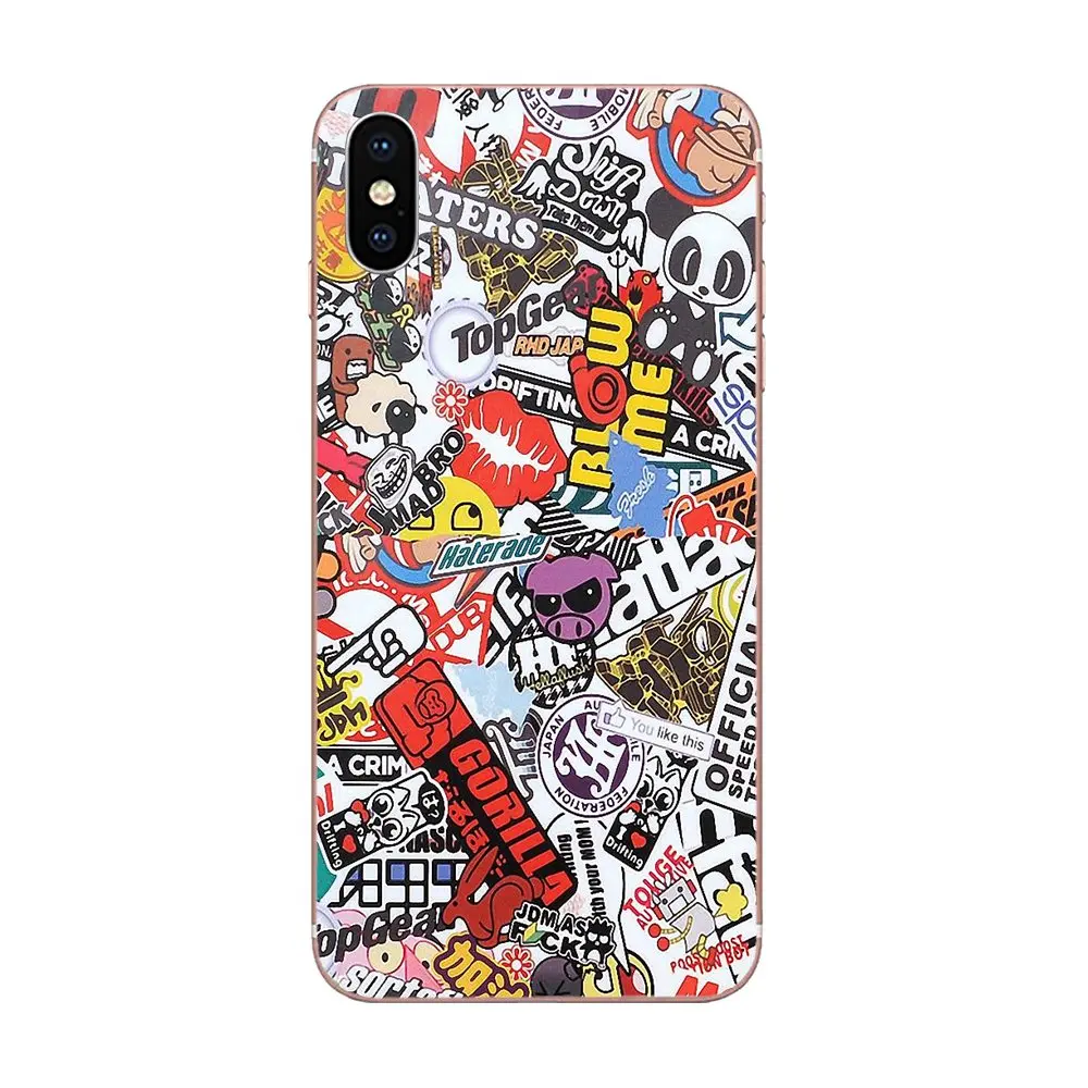 as picture В продаже для huawei P7 P8 P9 P10 P20 P30 Lite Mini Plus Pro Y9 Prime P Smart Z Jdm автомобильный Граффити стикер бомба - Цвет: as picture