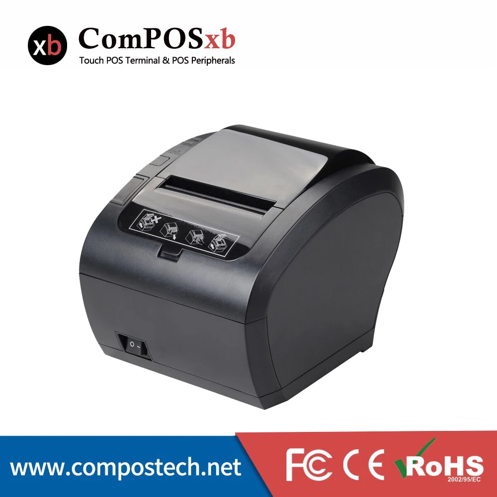 Фотопринтер 80 мм термочековый принтер мобильный чековый с термобумажным