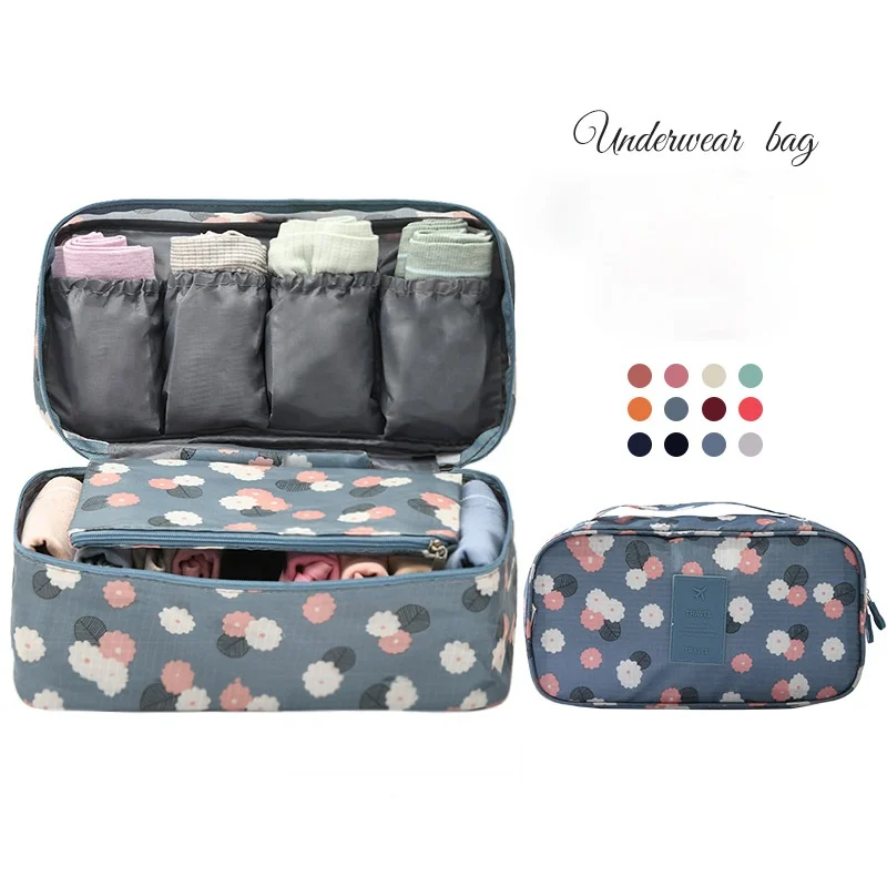 

New Travel Bra Bag Underwear Organizer Bag Cosmetic Daily Toiletries Storage Bag Women's High Quality Waterproof Wash Case Bag