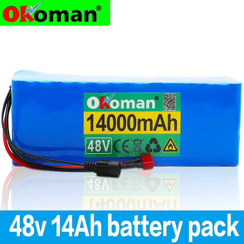 48V 14Ah 1000 ватт 13S3P комплект литий ионный батарей для MH1 54 6 v E велосипед