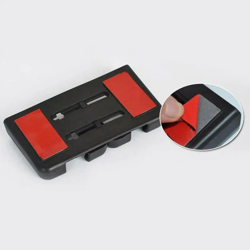 

Car mobile phone holder black mobile phone bag viscose mobile phone bag storage multifunctional clip sticker car nav bag st U5Z2