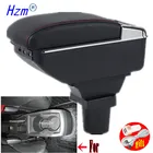 Подлокотник для dacia duster, подлокотник для Renault dacia duster 2, консоль для хранения, подлокотник с USB светодиодом 2018 2019 2020 2021