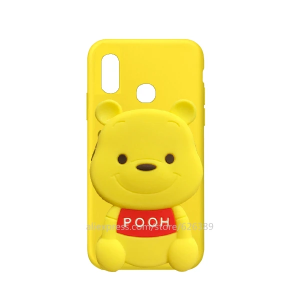 34 3D P Smart силиконовый чехол Минни totoro stitch Sulley чехол с единорогом кожи для huawei P Smart - Цвет: 34