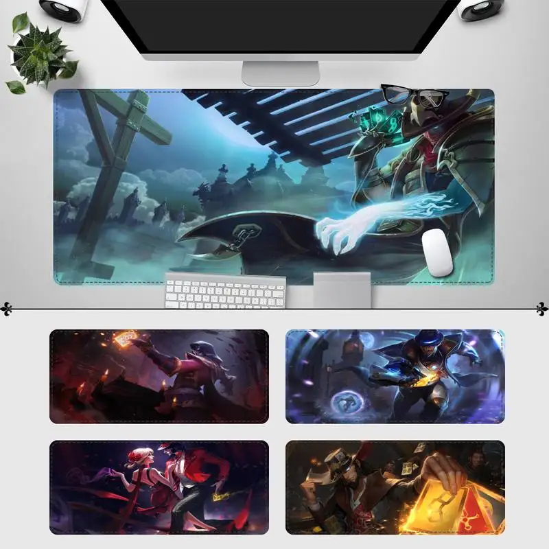 

High Quality League of Legends Twisted Fate MousePad Laptop Computer Mause Pad Desk Mat Big Gaming Mouse Mat For Overwatch/CS GO