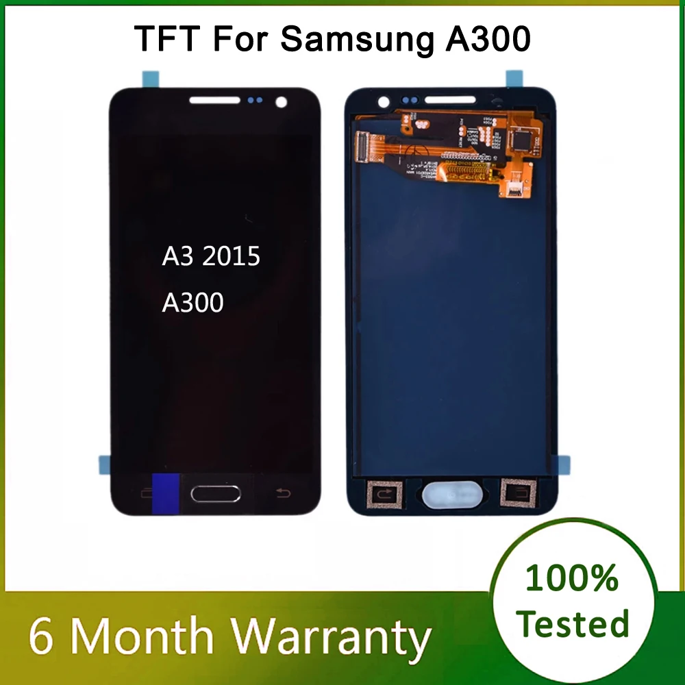 100% протестированный TFT ЖК дисплей в сборе Запчасти для Samsung Galaxy A3 2015 A300 A3000 A300F A300M