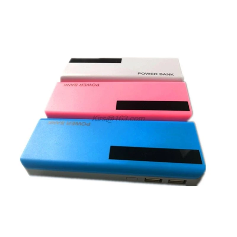 5x18650 Power Bank Box Dual USB Мобильный телефон зарядное устройство DIY Корпус чехол