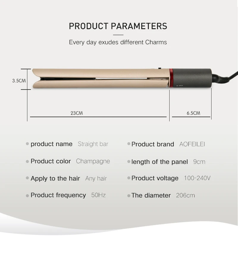 

Professional Hair Straightening Iron Curling Iron 2 In 1 Hair Curler Coating Hair Straightener Flat Irons Ceramic