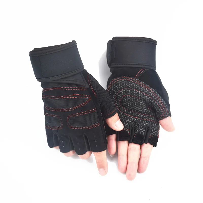 

Professional Gym Fitness Gloves Women Men Workout Bodybuilding Training Thin Breathable Non-slip Half Finger