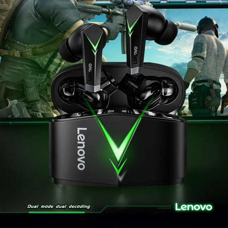 Игровые наушники Lenovo LP6/LP7 TWS беспроводные Bluetooth HIFI вкладыши с низкой задержкой и