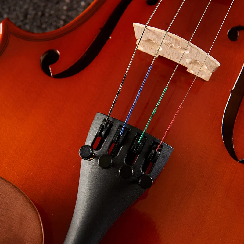 Hot Sale Exam Violin Beginner Handmade Children Playing Adult Musical Instruments Professional Wooden With Bow | Спорт и развлечения