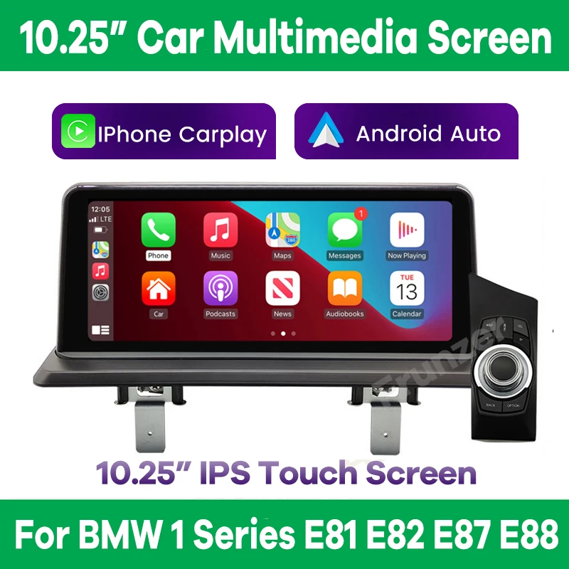 

Автомагнитола Apple CarPlay, 10,25 дюйма, Android, для BMW 1 серии, E81, E87