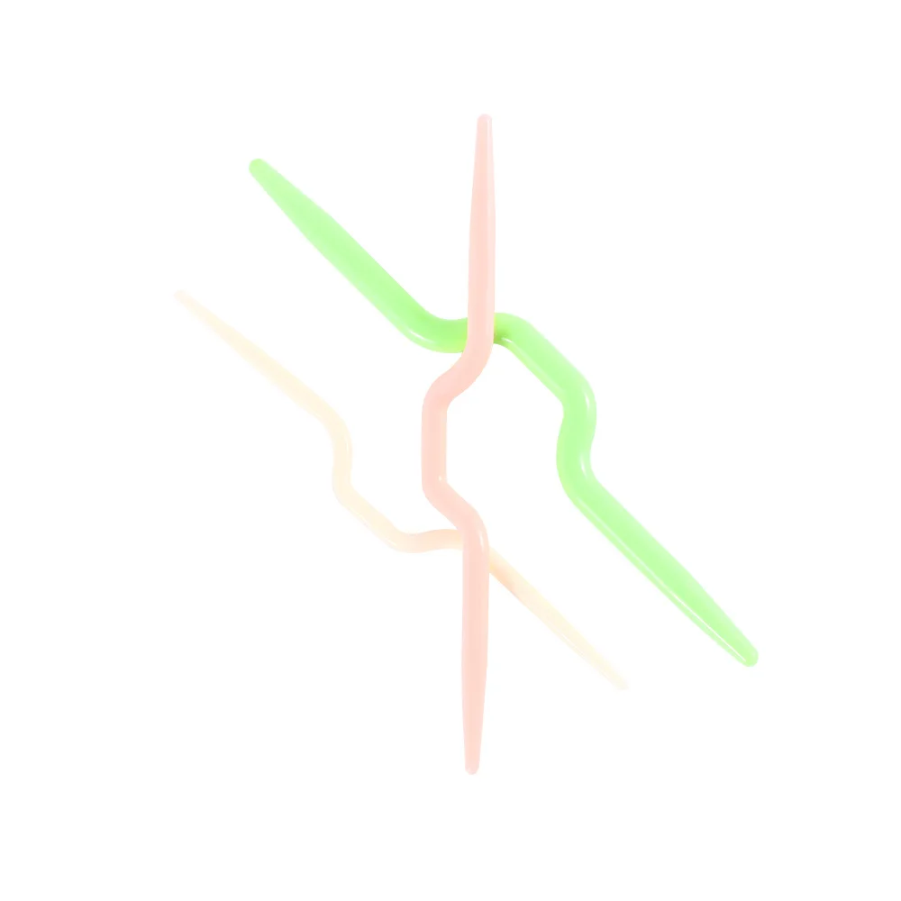 6 шт./компл. спицы для вязания маркеры крючком игла рукоделия пластиковые на