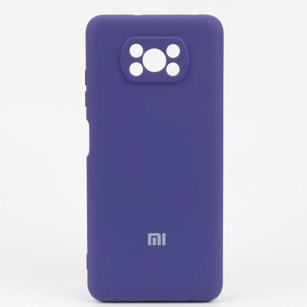 Оригинальный Xiaomi Mi Poco X3 NFC шелковистый мягкий на ощупь жидкий силиконовый