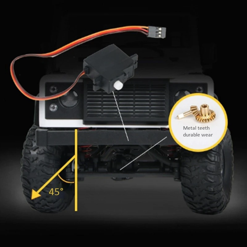 2 4G 1/12 RC грузовик 4WD RTR внедорожный автомобиль Рок Гусеничный багги с фарой пульт