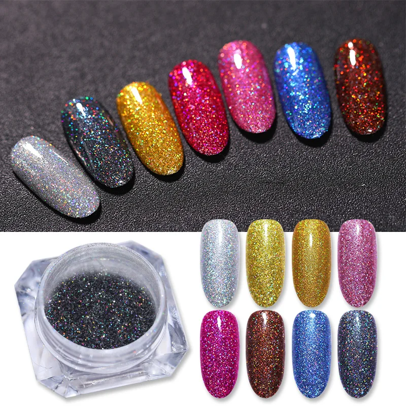 1 г/кор. пудра для ногтей ногтевого дизайна лица теней век с блестками украшение