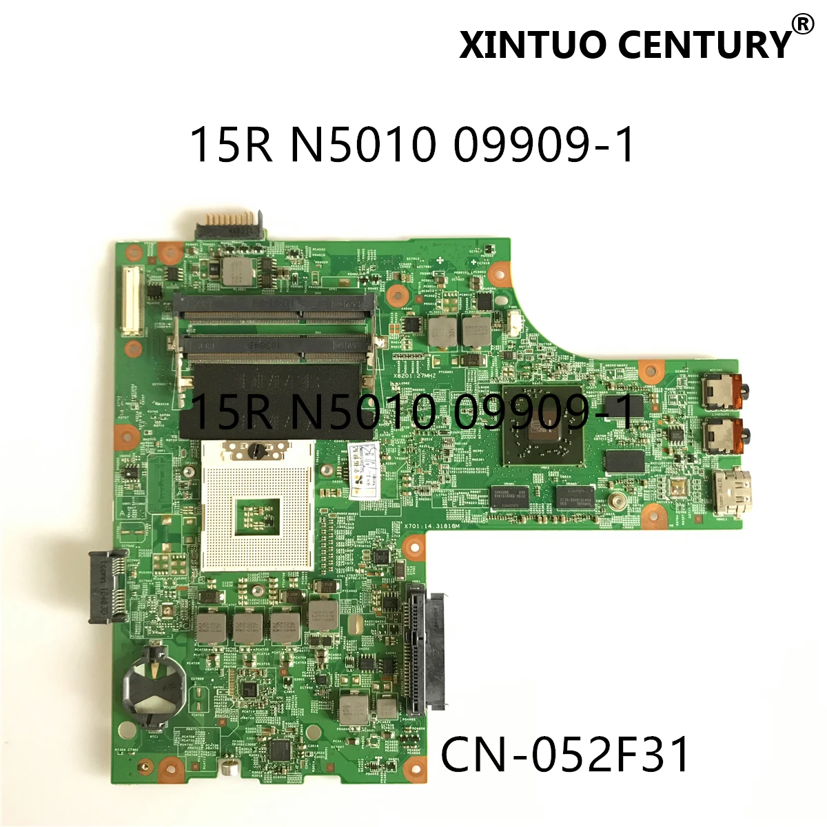 CN-052F31 052F31 52F31 для Dell Inspiron 15R N5010 Материнская плата ноутбука 09909-1 W/ HD5650 1 ГБ GPU HM57
