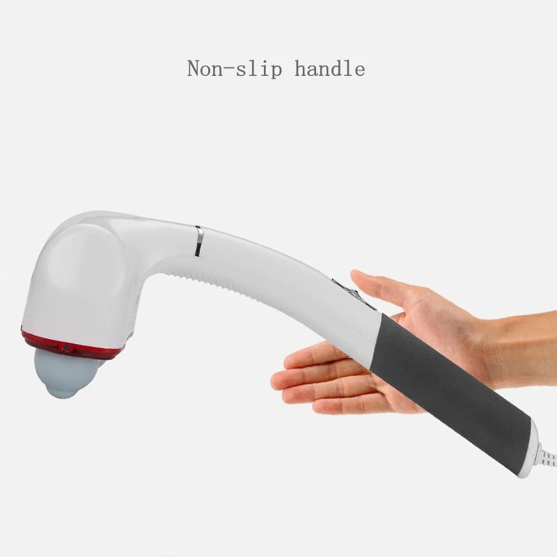 Электрический массажер для тела с двойной головкой ручной талии ног шеи вибрации