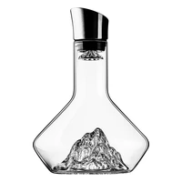 waterfall type fast red wine decanter household european creative iceberg glass filter wine dispense